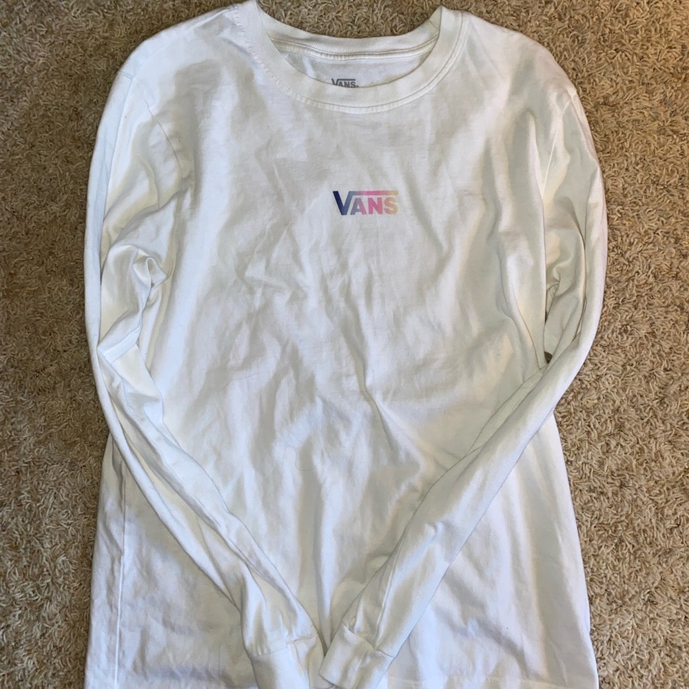 vans long sleeve shirt. womens M